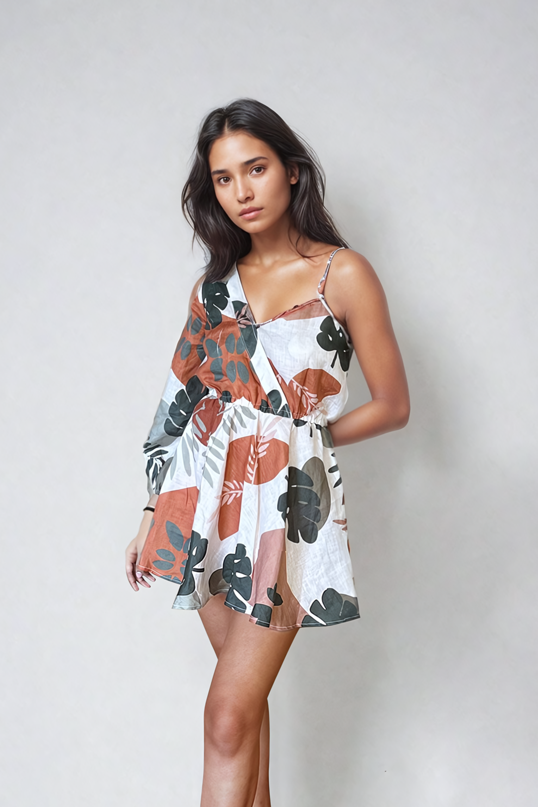 Ecolution Collection Dresses Garden Bay Beige Hemp Dress – Eco Threads Clothing